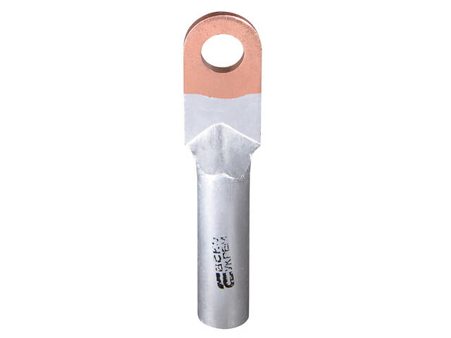 Мідно-алюмінієвий кабельний наконечник 120 кв.мм. М14 гільза: 55мм (1 шт.) [A0060100007] DTL-120 АСКО - Фото 1