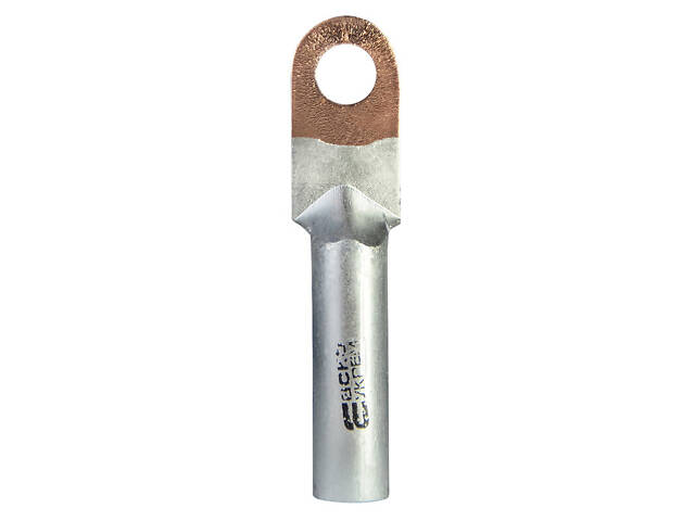 Мідно-алюмінієвий кабельний наконечник 50 кв.мм. М10 гільза: 44мм (1 шт.) [A0060100004] DTL-50 АСКО - Фото 2