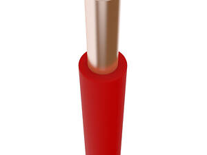 Провід мідний ПВ-1нгLS(гд) 1.5 кв.мм червоний КПКЗ [38763-1C] жорсткий одножильний