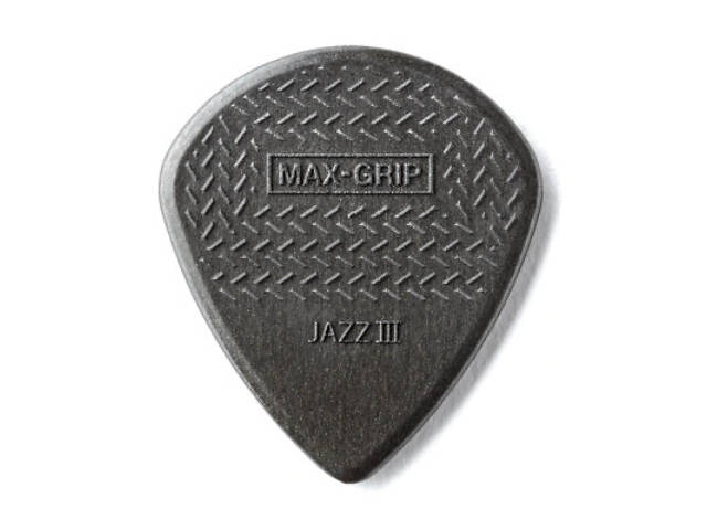 Медіатор Jim Dunlop Max-Grip Jazz III Carbon Fiber Pick 6 шт. (471P3C) - Фото 1