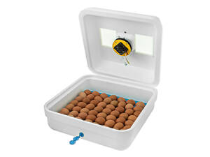 Механический инкубатор «Рябушка Smart TURBO» на 70 яиц керамический нагреватель цифровой терморег. вентилятор