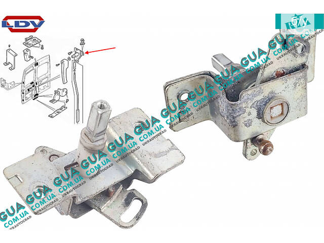Механізм ручки задніх лівих дверей внутрішніх 564422032 LDV/ЛДВ MAXUS 2005-