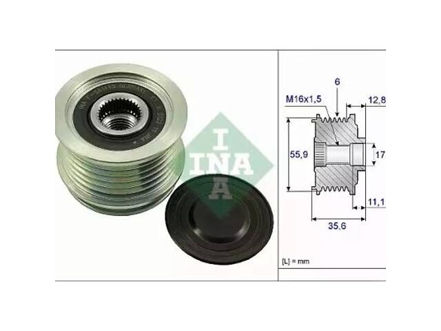 Механізм вільного ходу на A3, A4, A6, Alhambra, Altea, Beetle, Eos, Exeo, Golf, Jetta, Leon, Octavia, Passat B6, P...