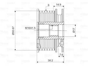 Механизм свободного хода на C-Class, CLK-Class, E-Class, M-Class, Musso, S-Class, Sprinter, Viano