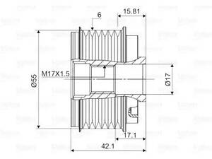Механізм вільного ходу на Clio, Dokker, Duster, Fluence, Grand Scenic, Kangoo, Laguna, Latitude, Lodgy, Logan, Mega...