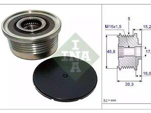 Механизм свободного хода на Carisma, Interstar, Laguna, Master, Megane, Movano, Primastar, S40, Space Star, Traffic, ...