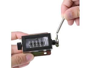 Механічний лічильник RESTEQ - металевий ручний клікер на 5 розрядів (до 99 999) для підрахунку людей, предметів, повторень та