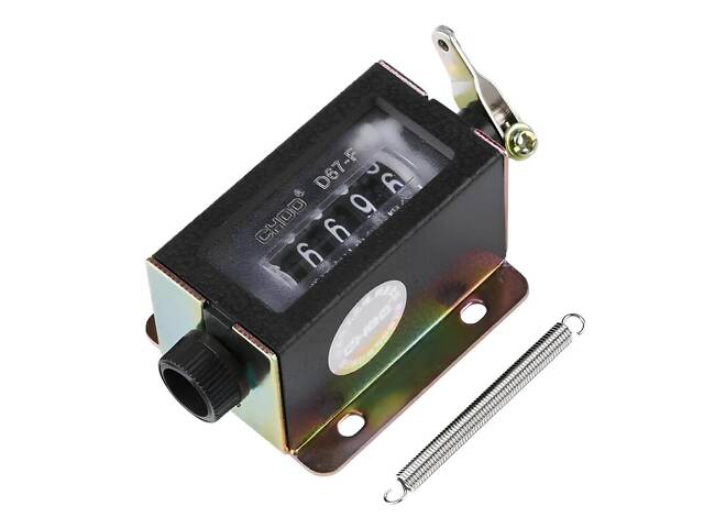 Механічний лічильник RESTEQ - металевий ручний клікер на 5 розрядів (до 99 999) для підрахунку людей, предметів, повторень та - Фото 2