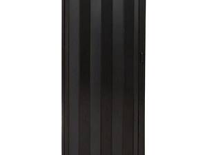 Міжкімнатні двері гармошка Vinc 82х203см. чорне дерево, матові. Доставка.