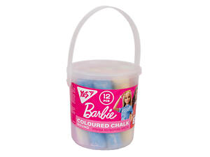 Мел цветной круглый Yes Barbie 400454 12 цветов