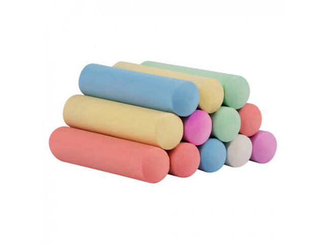 Мел Yes кольоровий Glamour 12 шт JUMBO у відрі (400513) - Фото 2