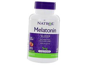 Мелатонин быстрорастворимый Melatonin Fast Dissolve 5 Natrol 150таб Клубника (72358011)