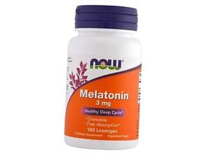 Мелатонин Melatonin 3 Lozenges Now Foods 180леденцов (72128012)