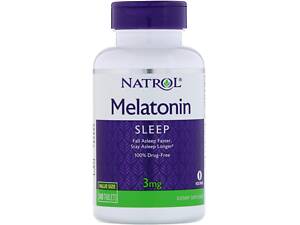 Мелатонин, Melatonin, 3 мг, Natrol, 240 таблеток