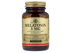 Мелатонин Solgar 3 мг 120 жевательных таблеток (SOL01935)