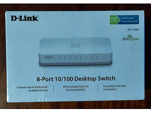 Мережеві пристрої D-Link DES1008A/DWL-G700AP