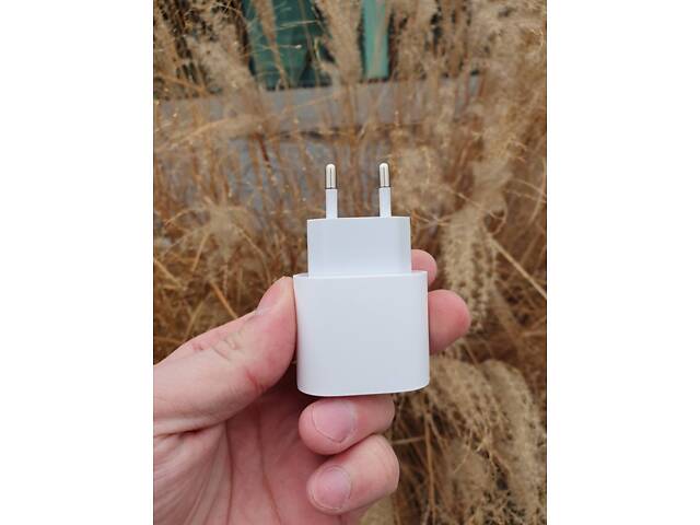 Мережевий зарядний пристрiй Apple iPhone USB-C 20W Premium quality original series 1:1 білий