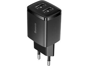 Сетевое зарядное устройство Baseus Compact Charger 2U 10.5W EU Black