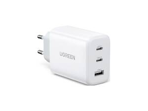 Сетевое зарядное устройство UGREEN CD275 65W 2C1A Fast Charger (White) EU (UGR-90496)