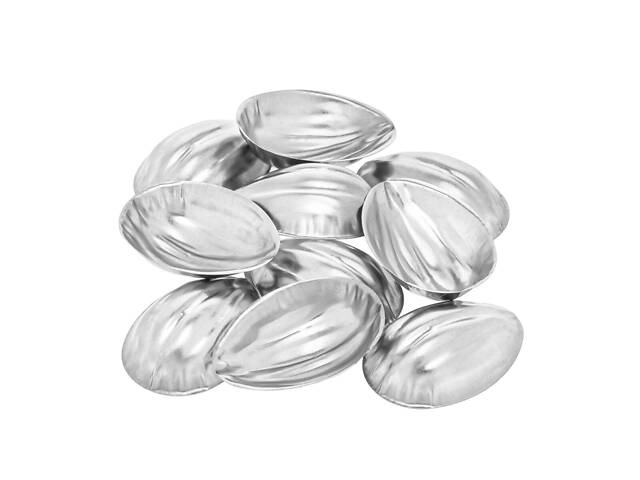 Металеві формочки порційні для випічки печива горішки з ребристою поверхнею - Фото 8