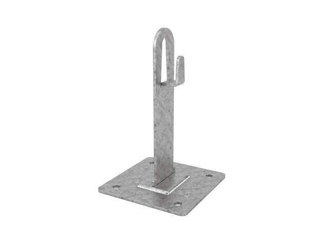Металевий тримач прута ø8мм висота 150мм гарячецинкований [ND2105] Jupiter ДКС - Фото 1
