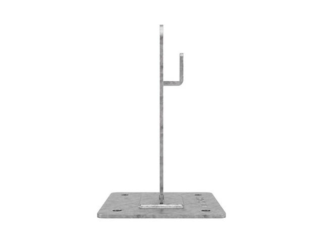 Металевий тримач прута ø8мм висота 150мм гарячецинкований [ND2105] Jupiter ДКС - Фото 2