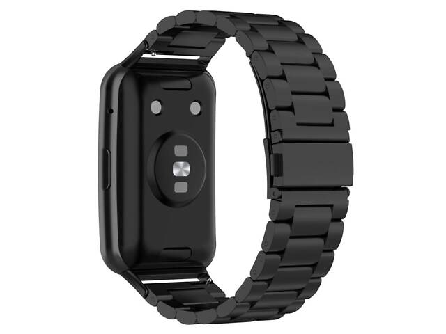 Металевий ремінець Primolux для смарт-годинника Huawei Watch Fit (TIA-B09) - Black - Фото 2