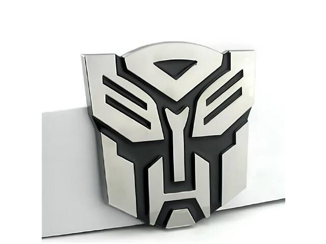 Металева 3D наклейка RESTEQ Transformers Автоботи 60×70 мм для авто, ноутбука, телефона - Фото 3