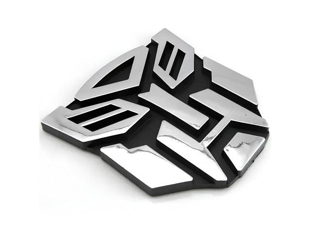 Металева 3D наклейка RESTEQ Transformers Автоботи 60×70 мм для авто, ноутбука, телефона - Фото 4
