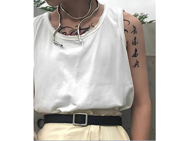 Металеве намисто Змія RESTEQ срібного кольору. Браслет на Змія руку. Прикраса еластична змія - Фото 7