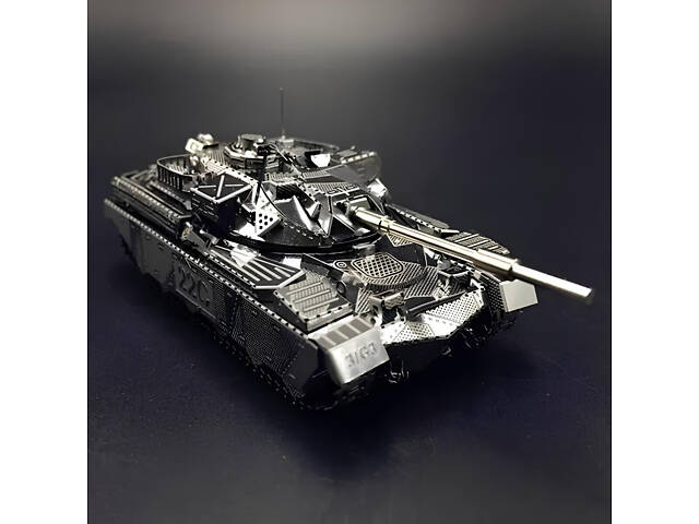 Металевий конструктор Танк Chieftain MK50 1:100. Металева збірна 3D модель танка. 3D пазл Танк Chieftain MK50 - Фото 1