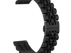 Металевий ремінець Primolux Steel Link для годинника Xiaomi Amazfit GTS 2 / GTS 3 / GTS 4 - Black