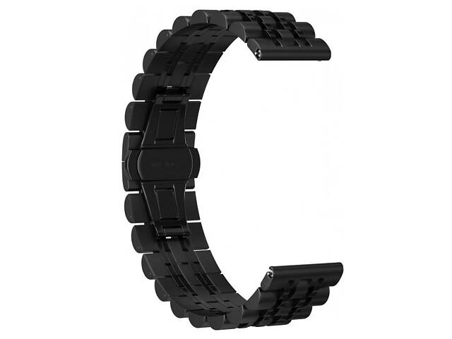 Металлический ремешок Primolux Steel Link для часов Xiaomi Amazfit GTS 2 / GTS 3 / GTS 4 - Black - Фото 2