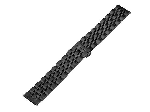 Металлический ремешок Primolux Steel Link для часов Xiaomi Amazfit GTS 2 / GTS 3 / GTS 4 - Black - Фото 3