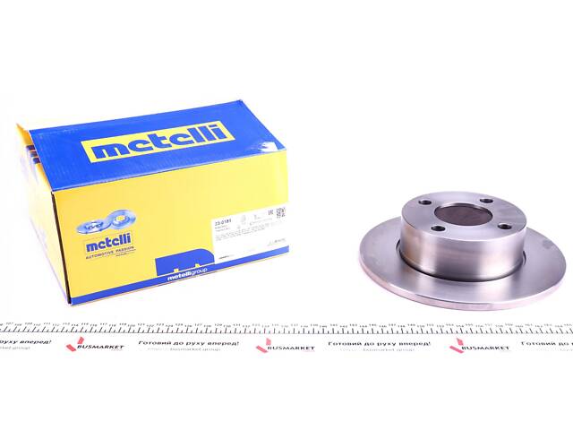 METELLI 23-0185 Диск гальмівний (задній) Audi 80 86-96/Audi 90 84-91/Audi 100 82-90 (245x10) (повний)