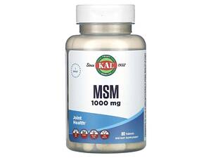 Метилсульфонілметан KAL MSM 1000 mg 80 tabs (1086-2022-10-1012)