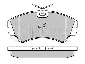 Meyle 025 201 2419. Комплект гальмівних колодок