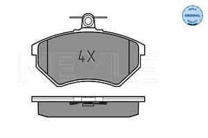 MEYLE 025 201 6819 Колодки гальмівні (передні) VW Caddy II/Golf II-IV/Passat -04