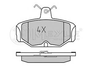 Meyle 025209 8113/PD. Комплект гальмівних колодок
