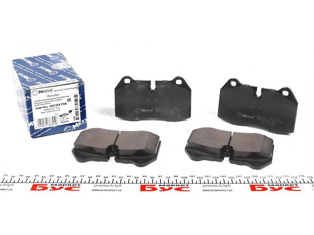 MEYLE 025 214 7118 Колодки гальмівні (передні) BMW 7 (E38) 94-01/8 (E31) 90-99