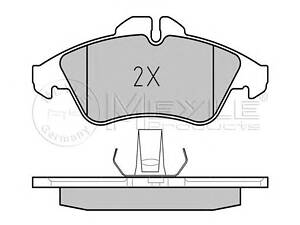 Meyle 025 215 7620. Комплект гальмівних колодок