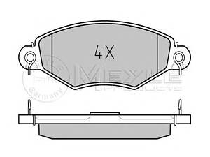 Meyle 025 219 8018. Комплект гальмівних колодок