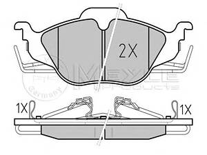 Meyle 025230 6317/PD. Комплект гальмівних колодок