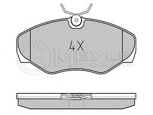 Meyle 025 230 9918/PD. Комплект гальмівних колодок