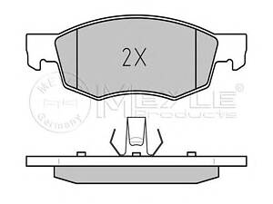Meyle 025 238 4218. Комплект гальмівних колодок