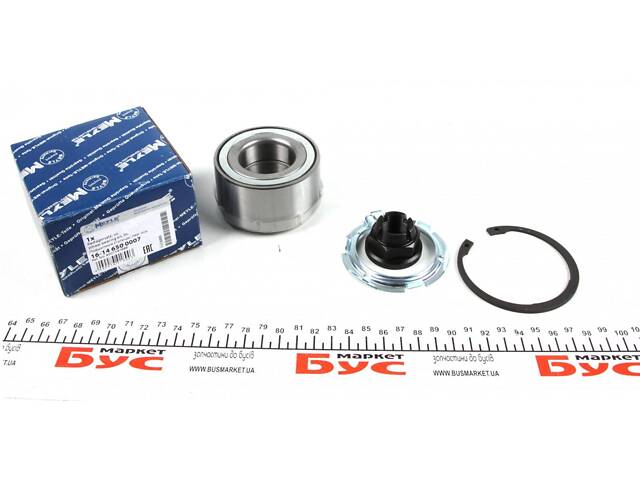 MEYLE 16-14 650 0007 Подшипник ступицы (передней) Renault Logan 04- (+ABS) (37x72x37) - Фото 1