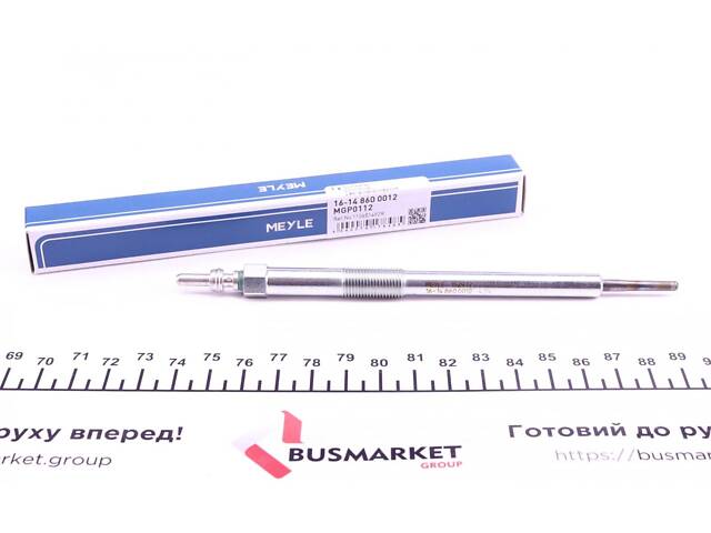 MEYLE 16-14 860 0012 Свеча накаливания MB Vito (W447) OM622 14-/Renault Master 2.3dCi 11-/Trafic 1.6dCi 14- - Фото 1