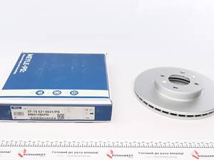 MEYLE 37-15 521 0031/PD Диск гальмівний (передній) Hyundai Accent III 05-10/Kia Rio II 05- (256x22)