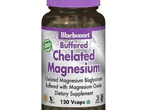 Микроэлемент Магний Bluebonnet Nutrition Albion Buffered Chelated Magnesium 200 mg 120 Caps