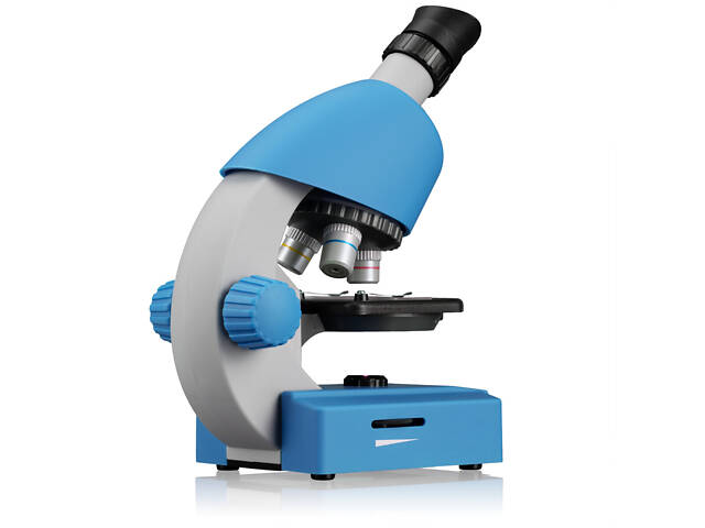 Мікроскоп Bresser Junior 40x-640x Blue з набором для дослідів та адаптером для смартфона (8851300WXH000) - Фото 3